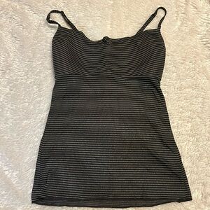 Victoria’s Secret Body By Victoria Black and White Stripped Cami